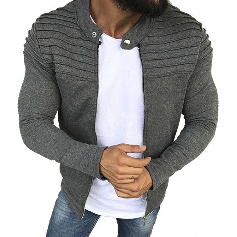 RENVAR | Herre Slim Fit Jakke med Lynlås