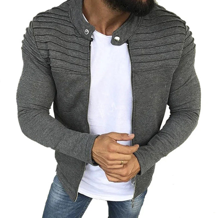 RENVAR | Herre Slim Fit Jakke med Lynlås