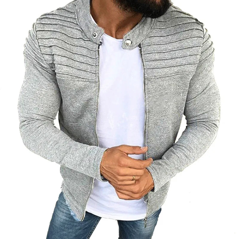 RENVAR | Herre Slim Fit Jakke med Lynlås